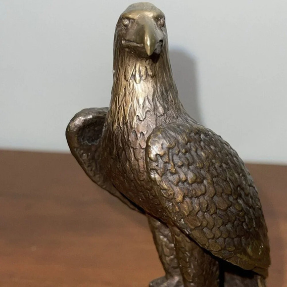 Wah Ming Chang listed Hawaii CA (1917-2003) Bronze Modernist American Eagle - Picture 5 of 12